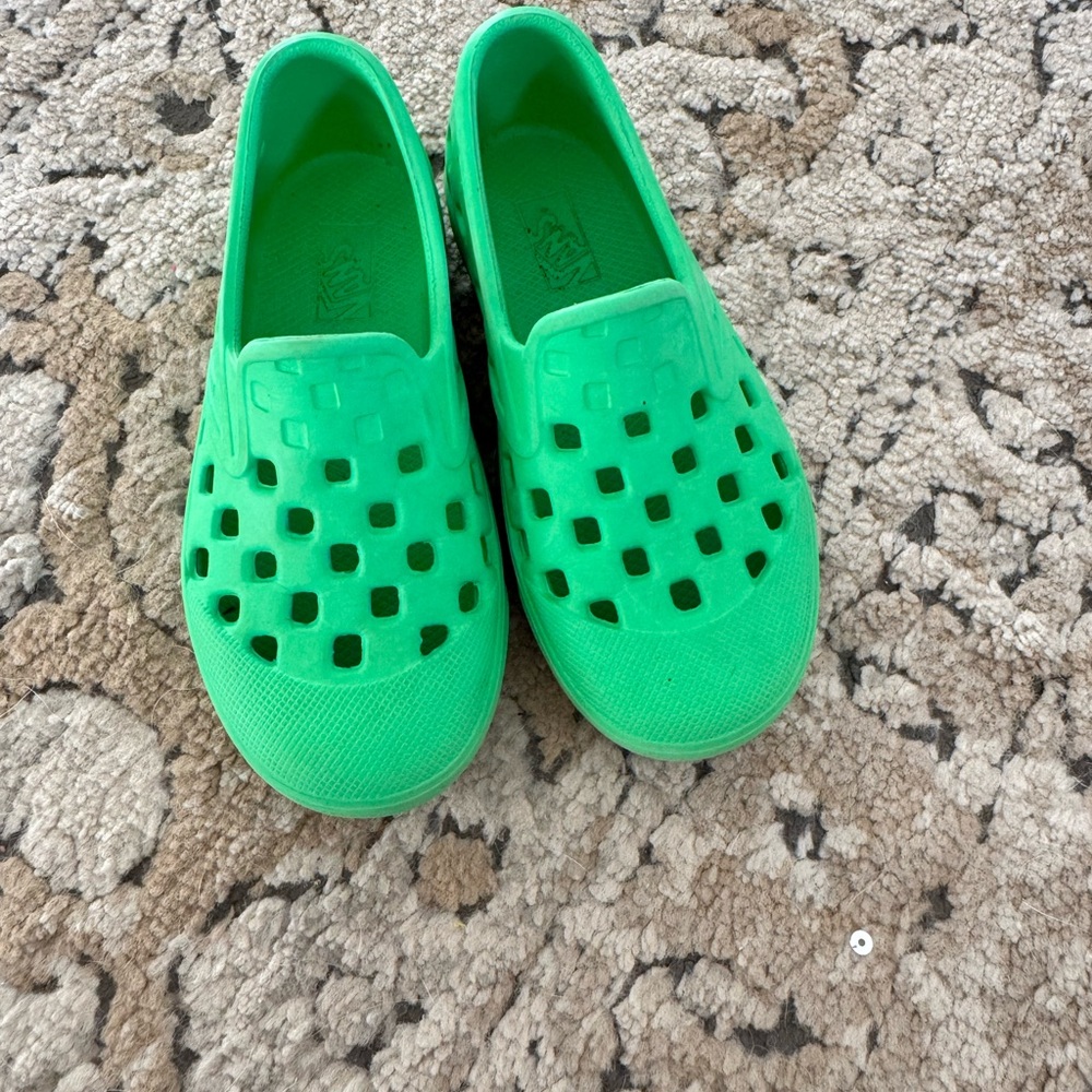 Vans Kids Green Slip-On Water Shoes